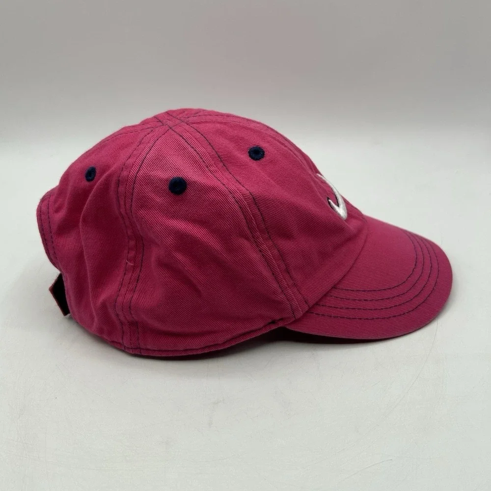 Vintage Y2K Nike Hat Baseball Cap Strapback Swoosh Pink Size Infant Silver Tag‎
